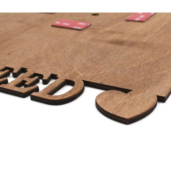 Orologio in legno Love | Design unico e personalizzabile