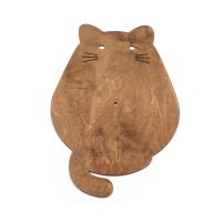 Orologio in legno a forma di gatto | Stampa personalizzata