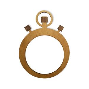 Relojes cronómetro redondos de madera