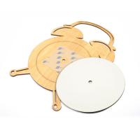 Relojes despertador redondos de madera para sublimar