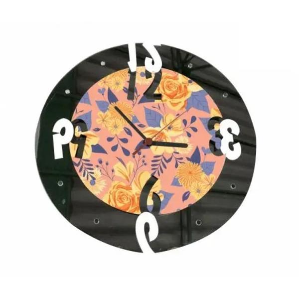 Relojes redondos de madera con espejo