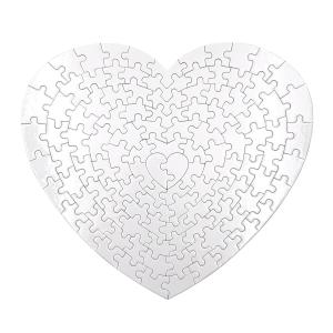 111 pieces heart-shaped puzzles High Quality (35 x 31 cm)