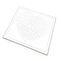 Puzzles corazón de111 piezas Alta calidad (35 x 31 cm)