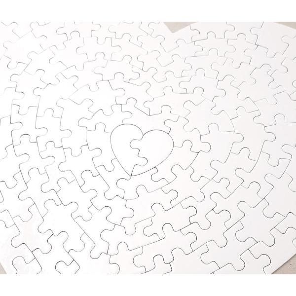 Puzzles corazón de111 piezas Alta calidad (35 x 31 cm)