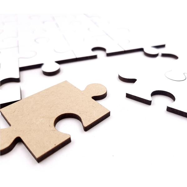 Puzzles de 48 pièces en bois avec cadre ( 20 x 28,5 cm) pour sublimation