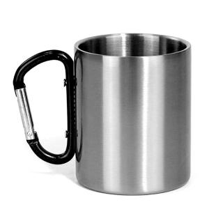 Tasses en acier avec poignée de mousqueton (10oz) 2