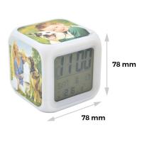 Reloj despertador con luz de colores (tipo II)