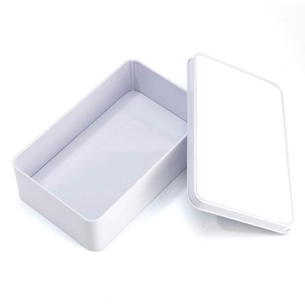 Caja blanca rectangular