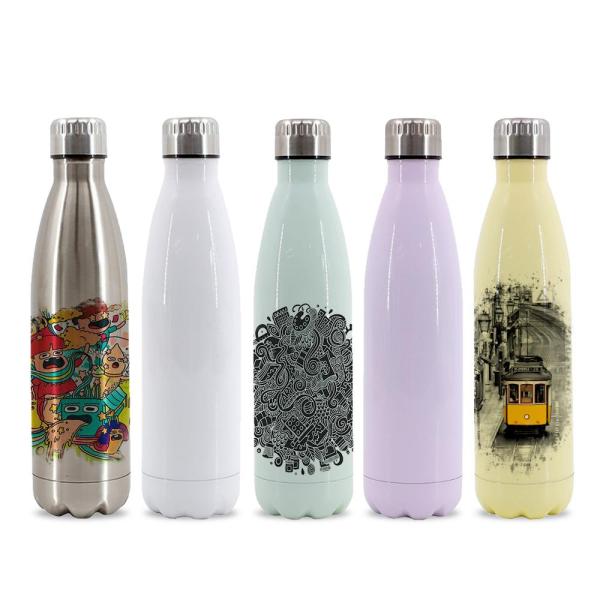 Cola Shape Stainless Steel Bottle 750 ml for sublimation