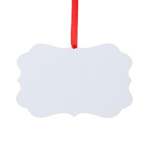 Adornos rectangular de navidad HPP (2 caras)