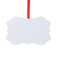 Adornos rectangular de navidad HPP (2 caras)