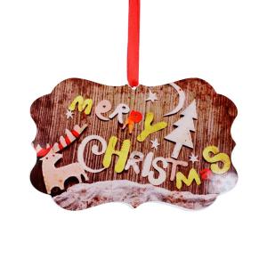 Rectangular Christmas ornaments HPP (2 sides) 2