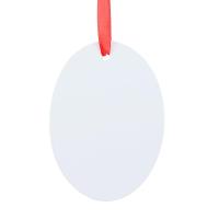 Christmas oval decorations HPP (2 sides) for sublimation
