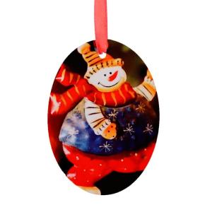 Christmas oval decorations HPP (2 sides) for sublimation 2