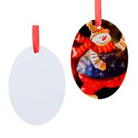 Christmas oval ornaments HPP (2 sides)