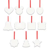 Adornos de navidad aluminio (2 caras)