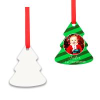 Adornos de navidad aluminio (2 caras)