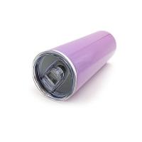 20 Oz Stainless Steel Bottle with Transparent Lid