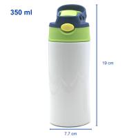 Botella de acero inoxidable para niños con tapa