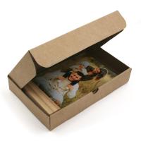 Portafotos de metacrilato + base de madera (rectangular 15x22 cm)