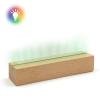 Multicolor LED Wooden Base for panels and acrylic