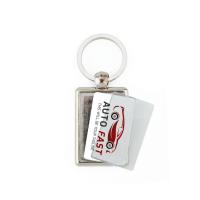 Rectangular metal keychains ML-40