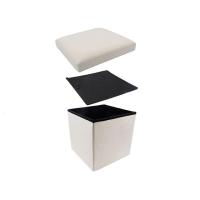 Boîte de rangement multifonctionnelle en lin pour sublimation