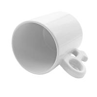 Ceramic mugs with gender symbol handle