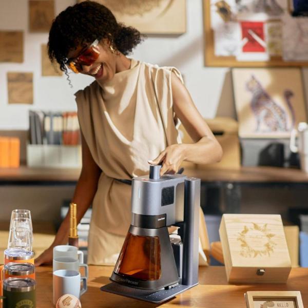 Laserpecker LP5 | grabadora láser portátil | fibra inteligente 20W + grabador láser de diodo