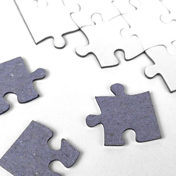 Puzzle 60 pièces Haute Qualité (15x20 cm) revers des pièces