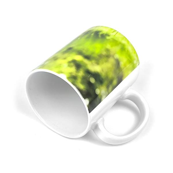 White ceramic mugs of QUALITY B sublimated