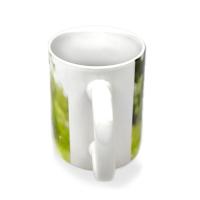 White ceramic mugs of QUALITY B sublimated