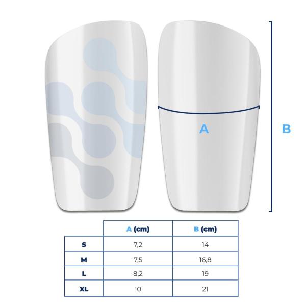 Protège-tibias sportifs pour sublimation (lot de 2)