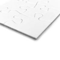 Puzzle 6 pièces haute qualité (8x6 cm) vierge