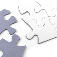 6 piece high quality Puzzle (8x6 cm) pieces