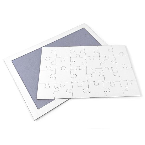 24 piece high quality Puzzle with Frame (28.5x20 cm) blank