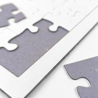 24 piece high quality Puzzle with Frame (28.5x20 cm) pieces