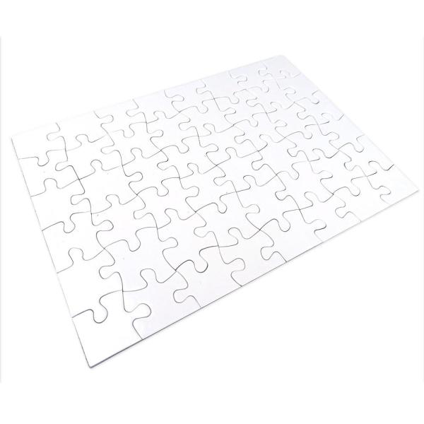 48 piece high quality Puzzle (28,5x20 cm) blank