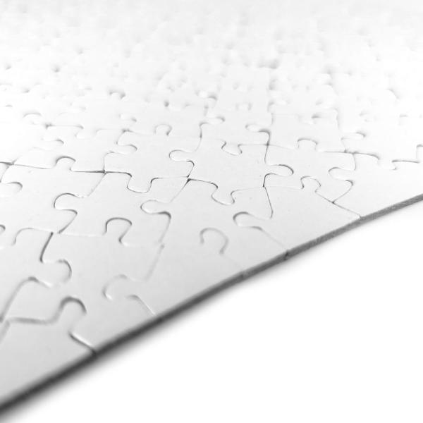 Puzzle corazón 208 piezas alta calidad (35,5x28,5 cm)  en blanco