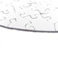 28 piece heart shaped high quality Puzzle (14x10 cm) blank