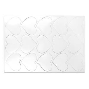 Hoja A4 de imanes flexibles (corazones)