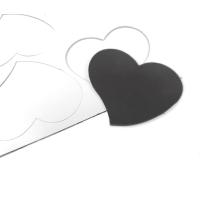 Hoja A4 de imanes flexibles (corazones)