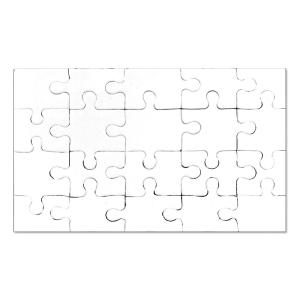 Puzzle 20 pièces haute qualité (19x12 cm) vierge