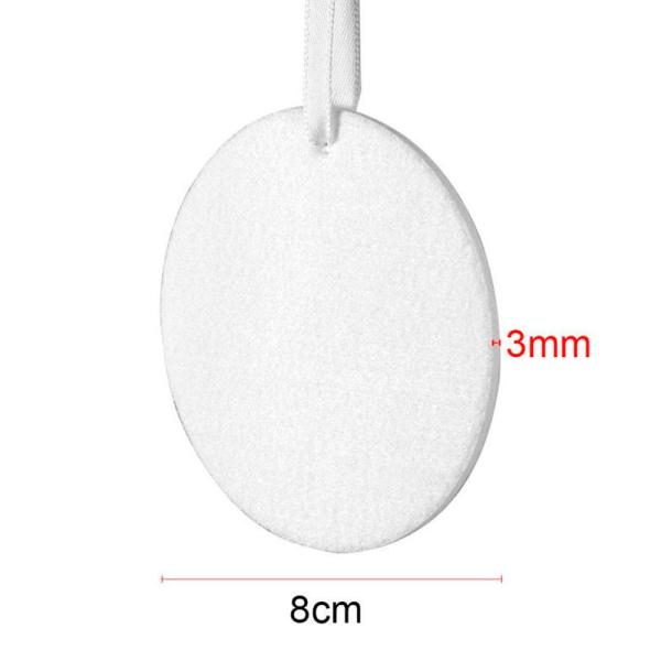 Ambientador de fieltro redondo