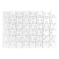 Puzzle 48 pièces haute qualité (14x10 cm) en blanc
