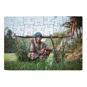 Puzzle 48 piezas alta calidad (14x10 cm) en blanco 2