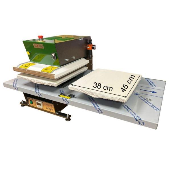 Plancha térmica neumática automática de doble plato Sekaisa SKE-7DP (40x50 cm)