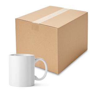 Tazas de cerámica blancas ALTA CALIDAD (A)  - Pack 36