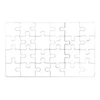 24 piece high quality Puzzle (19x12 cm) for sublimation