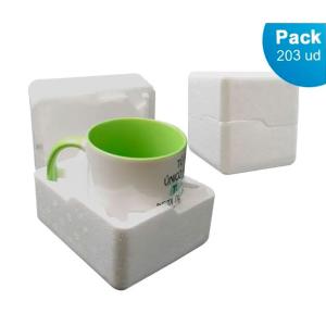 Cajas de poliestireno para tazas de 11oz (Pack 203 u.)